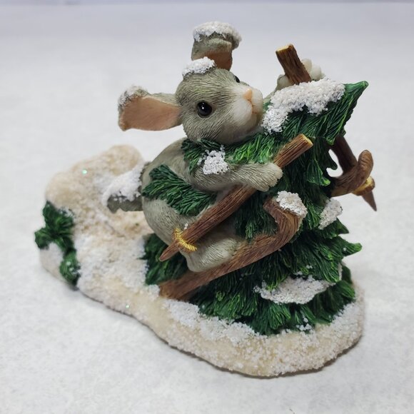 Charming Tails Figurine Collectible Who Put That Tree There? - Picture 7 of 10